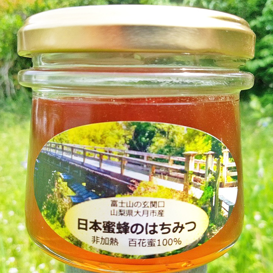 [2024採蜜分先行予約]富士山の玄関口 山梨県大月市産 フルーティーで奥深い甘さの日本蜜蜂のはちみつ 200g