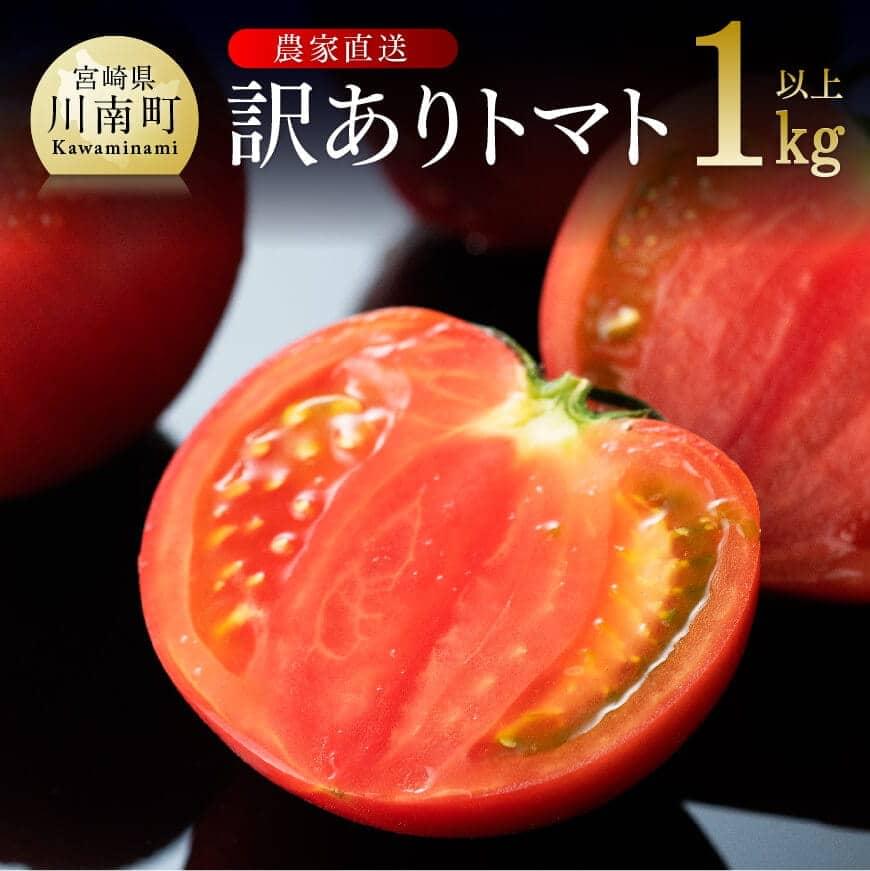 [訳あり]宮崎県産とまと川南町産トマト1kg トマト とまと