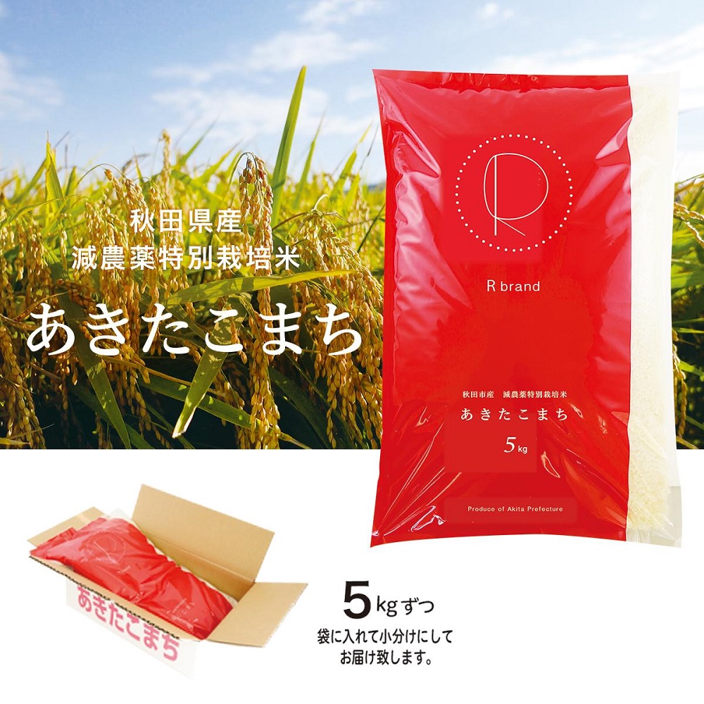 秋田県産あきたこまち精米２４キロ減農薬 - 米・雑穀・粉類