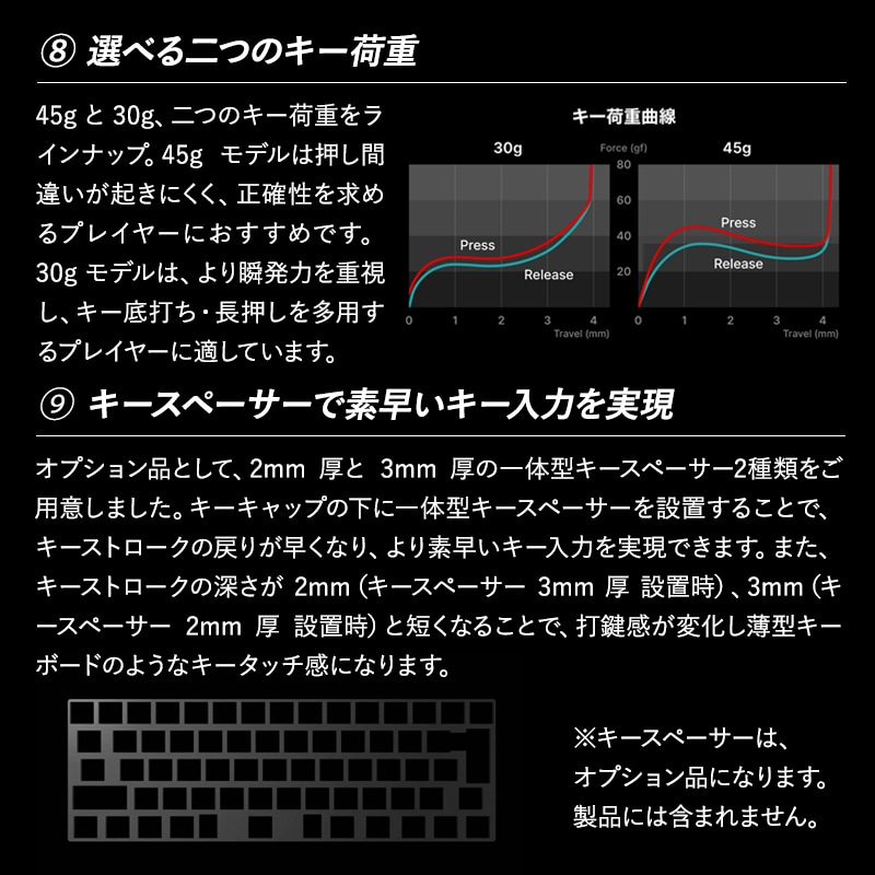 標準保証 東プレ REALFORCE GX1 日本語配列45g | artfive.co.jp